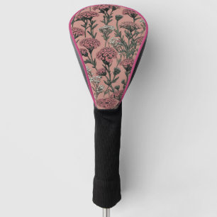 Funda Para Palo De Golf Patrón de Rosa profundo en la víspera del desierto