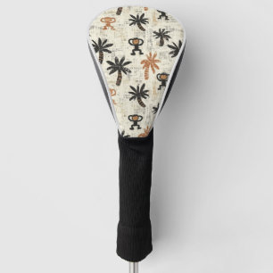 Funda Para Palo De Golf Patrón de safari en la selva de Boho Monkey