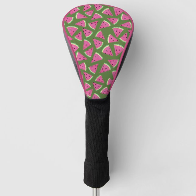 Funda Para Palo De Golf Patrón de sandía tropical (Anverso)