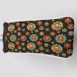 Funda Para Palo De Golf Patrón de Seamless Brooches Étnicos
