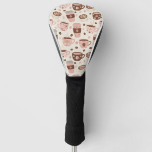 Funda Para Palo De Golf Patrón de taza de café acogedor (10)