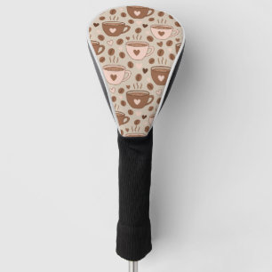 Funda Para Palo De Golf Patrón de taza de café acogedor (11)