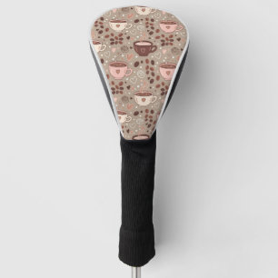 Funda Para Palo De Golf Patrón de taza de café acogedor (8)