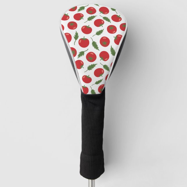 Funda Para Palo De Golf Patrón de tomate rojo dibujado a mano (Anverso)