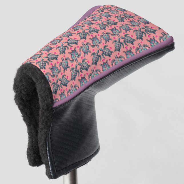 Funda Para Palo De Golf Patrón de Tortuga Marina (Anverso 3/4)