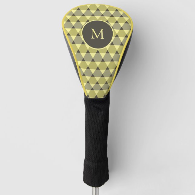 Funda Para Palo De Golf Patrón de triángulos (Anverso)