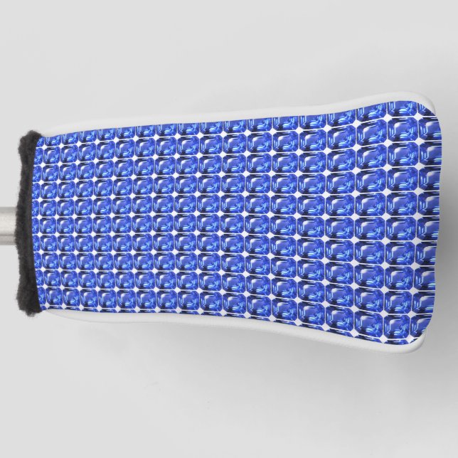 Funda Para Palo De Golf Patrón de zumbido azul (Anverso)