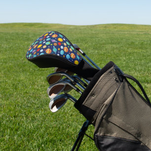Funda Para Palo De Golf Patrón espacial, planetas, estrellas, cosmos, gala