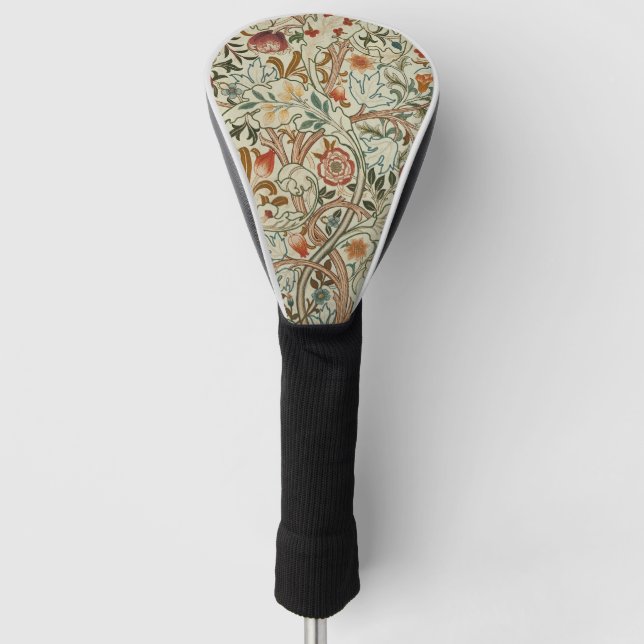 Funda Para Palo De Golf Patrón floral de William Morris Acanthus Embroider (Anverso)