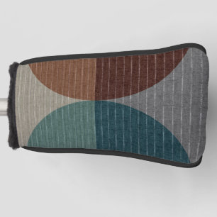 Funda Para Palo De Golf Patrón geométrico abstracto.