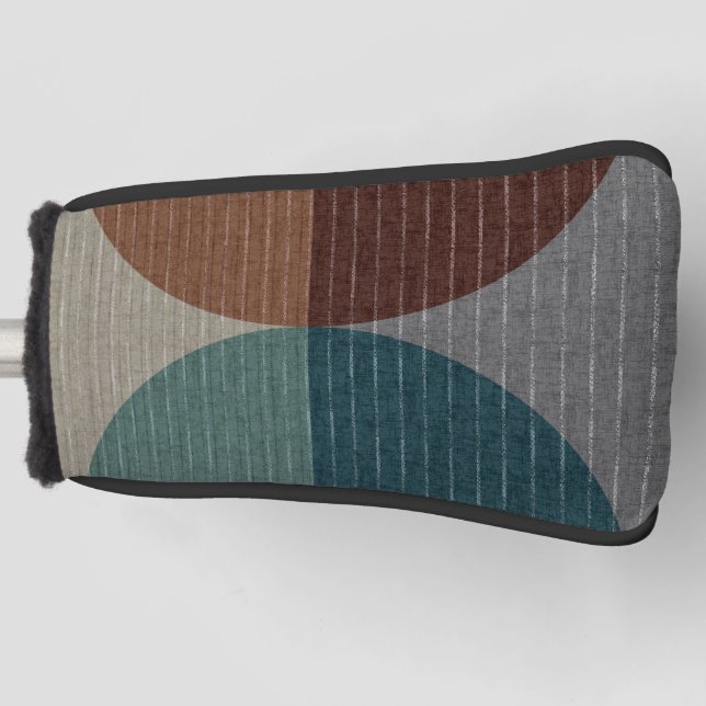 Funda Para Palo De Golf Patrón geométrico abstracto. (Anverso)