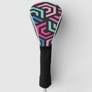 Funda Para Palo De Golf Patrón geométrico de hexágono
