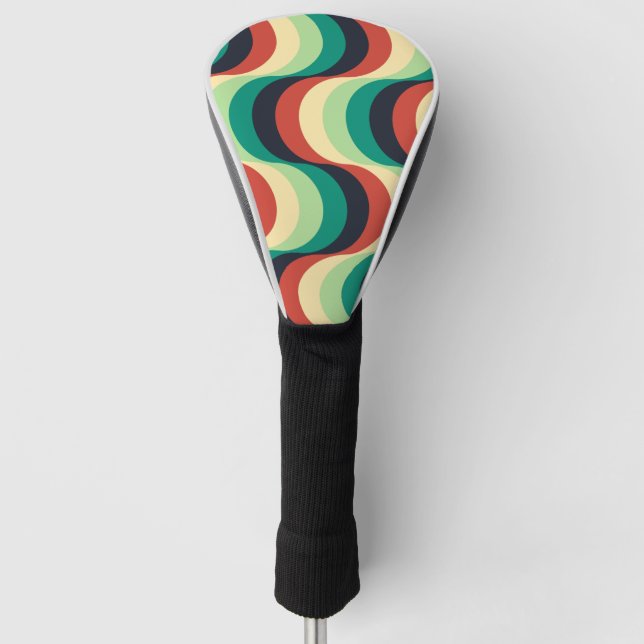 Funda Para Palo De Golf Patrón geométrico moderno (Anverso)