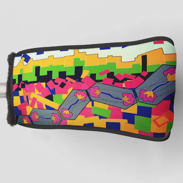 Funda Para Palo De Golf Patrón luminoso (Anverso)