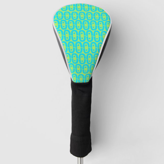 Funda Para Palo De Golf patrón moderno colorido (Anverso)