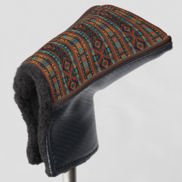 Funda Para Palo De Golf Patrón nativo americano de arte de boho