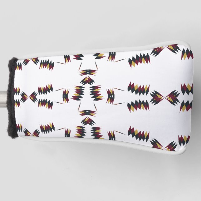 Funda Para Palo De Golf Patrón nativo del suroeste (Anverso)