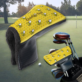 Funda Para Palo De Golf Patrón Personalizado de abejas