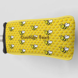Funda Para Palo De Golf Patrón Personalizado de abejas