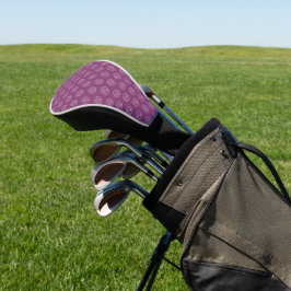 Funda Para Palo De Golf Patrón profesional de marca logotipo Berry Purple