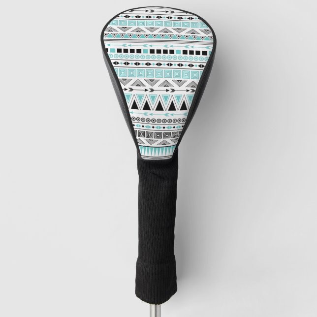 Funda Para Palo De Golf Patrón tribal (Anverso)