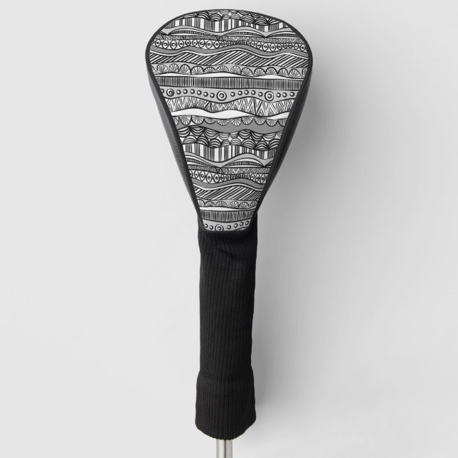 Funda Para Palo De Golf Patrón tribal (Anverso)