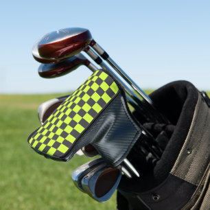 Funda Para Palo De Golf Patrón Verde y Gris vibrante