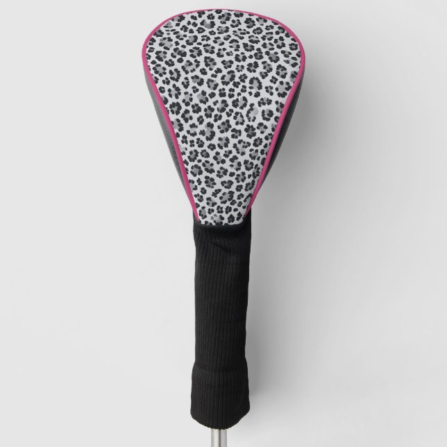 Funda Para Palo De Golf Pattern Leopard Print Gray (Anverso)