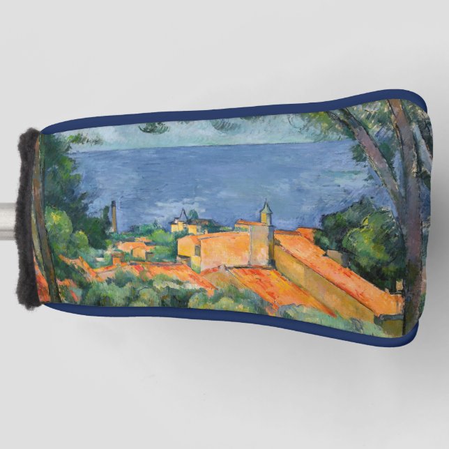 Funda Para Palo De Golf Paul Cezanne - Estaque con techos rojos (Anverso)