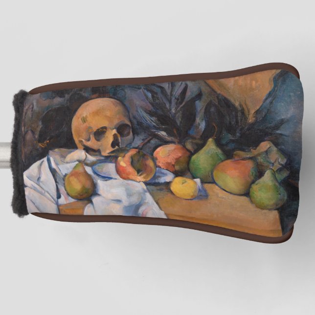 Funda Para Palo De Golf Paul Cezanne - Todavía la vida con Skull (Anverso)