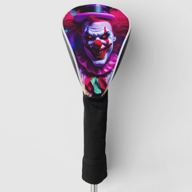 Funda Para Palo De Golf payaso temible (Anverso)