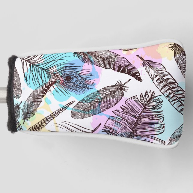 Funda Para Palo De Golf Peacock Feather (Anverso)