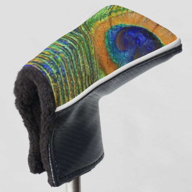 Funda Para Palo De Golf Peacock Feather Bold Art (Anverso 3/4)