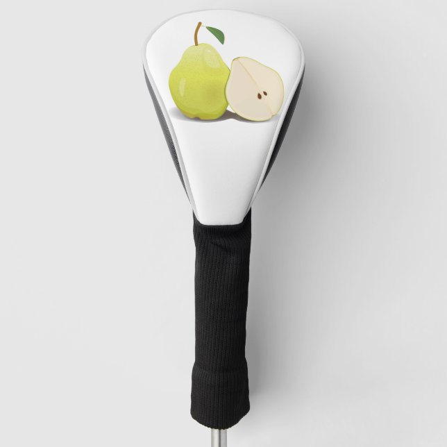 Funda Para Palo De Golf Pear de piel verde fresco (Anverso)
