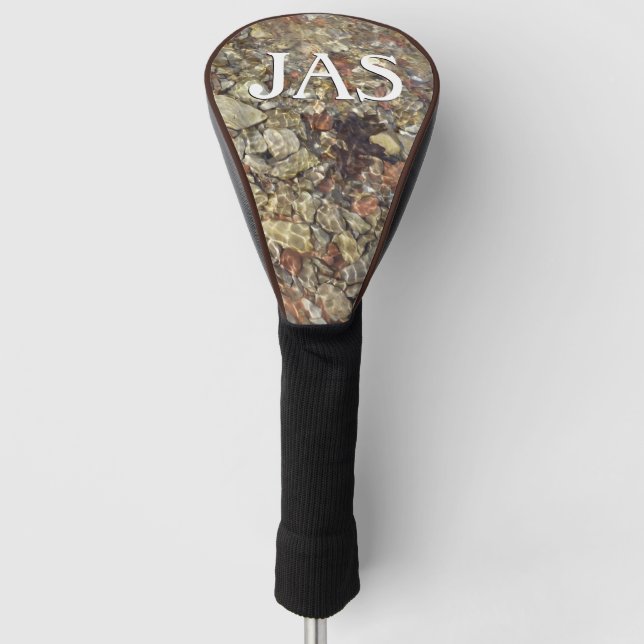 Funda Para Palo De Golf Pebbles en la fotografía de la naturaleza de Taylo (Anverso)