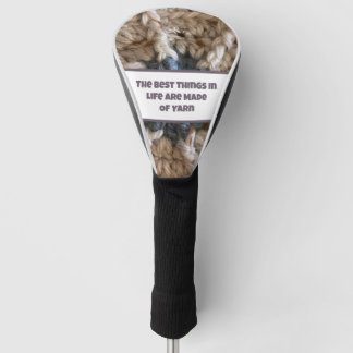 Funda Para Palo De Golf Pekín Acúfago Crochet Colorful Love Yarn