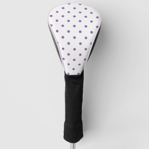 Funda Para Palo De Golf Pequeño modelo de lunares: Púrpura