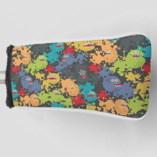 Funda Para Palo De Golf Pequeños monstruos graciosos