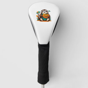 Funda Para Palo De Golf Perezoso lindo con calabaza Halloween dibujo anima