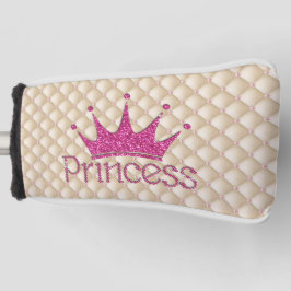 Funda Para Palo De Golf Perlas de Moda encantadoras, Tiara, Princesa, Purp