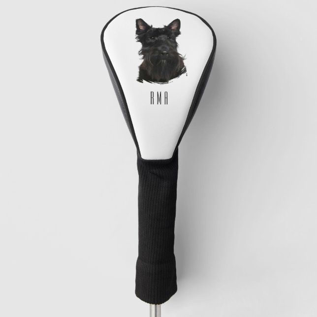 Funda Para Palo De Golf Perrito Escocés (Anverso)