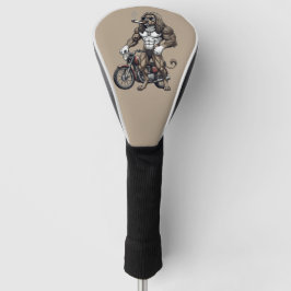 Funda Para Palo De Golf Perro afgano, musculoso, tatuado, culturista
