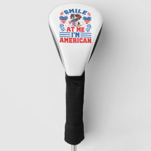 Funda Para Palo De Golf Perro Beagle Patriótico durante el 4 de julio