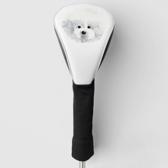 Funda Para Palo De Golf Perro Bichon Frise (Anverso)
