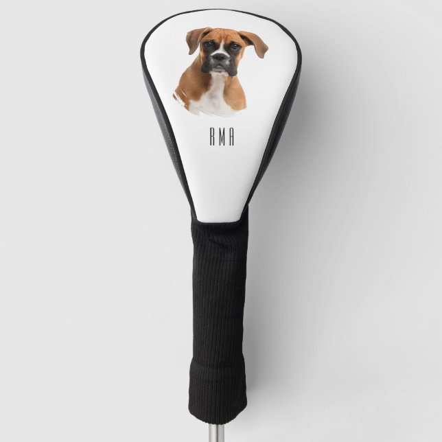 Funda Para Palo De Golf Perro Boxer (Anverso)