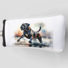 Funda Para Palo De Golf Perro canso Corso de color agua potente