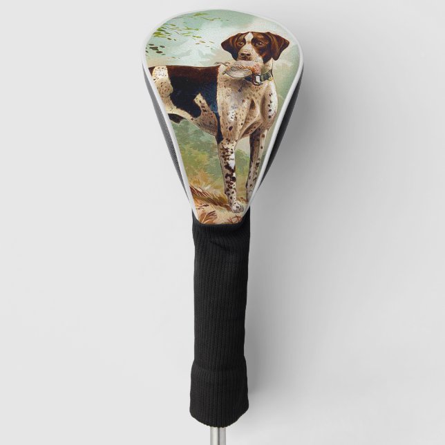 Funda Para Palo De Golf Perro cazador con pájaro en la boca (Anverso)