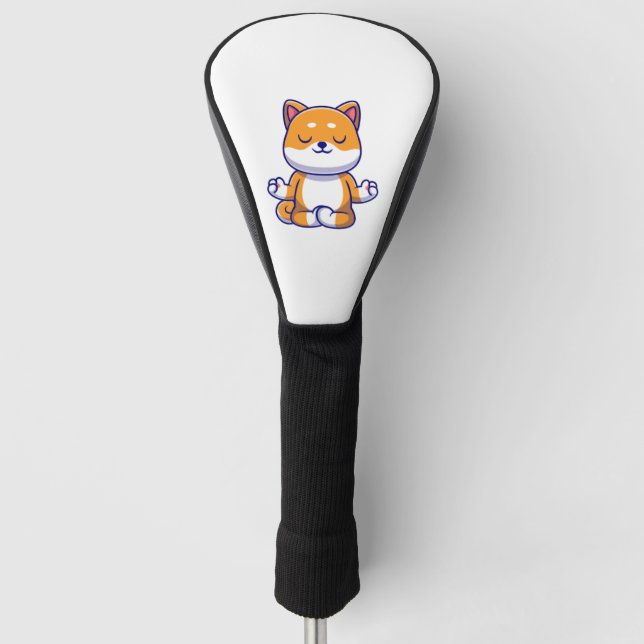 Funda Para Palo De Golf Perro chiba chiba u haciendo personalizado de medi (Anverso)