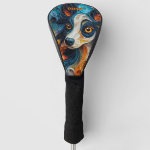 Funda Para Palo De Golf Perro chino en reposo