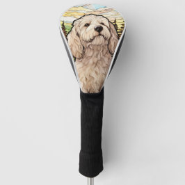 Funda Para Palo De Golf Perro de Labradoodle